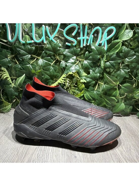 Adidas Predator 19+ FG Soccer Black BC0549 Men Size  13 main image 5